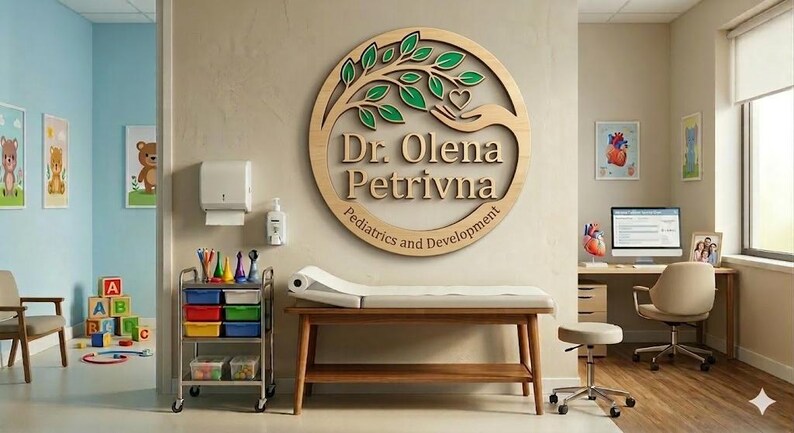 Personalized Cardiology Office Wall Decor, Custom Doctor Name Sign or ...