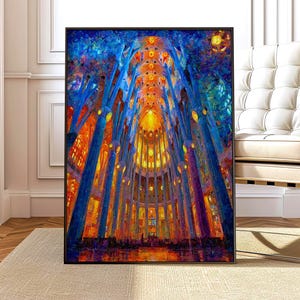Sagrada familia art - Etsy 日本