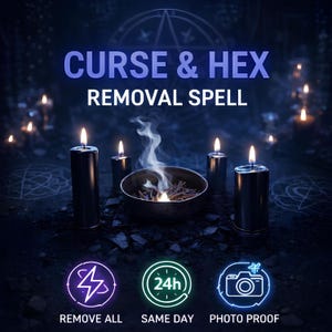 Curse and Negative Energy Removal Spell – Aura Cleansing, Protection and Clearing