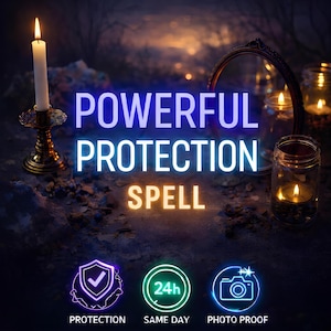Ultimate Energy Protection Spell – Curse Defense, Negative Energy Clearing & Sacred Shield