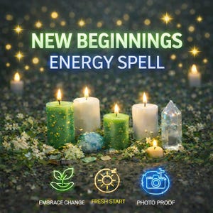 Neue Anfänge Energie Zauber - Positive Veränderungen, Erneuerung & Neuanfang
