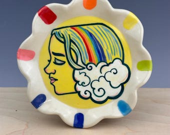 Sunshine Yellow Trinket dish