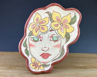 Terra Sig Flower Plate