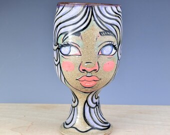 Purple Haired Chalice Two Faces