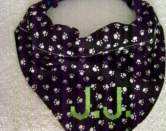 Personalized Over The Collar Pet Dog Cat Bandana --