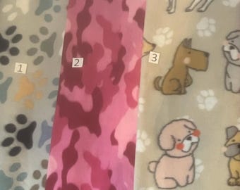 Personalized Pet Dog Cat Blanket w/ Crocheted Edges