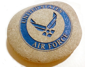 US Air Force Engraved Stone