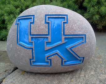 University of Kentucky Wildcats engraved stone