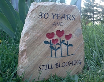 Engraved Anniversary Stone