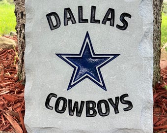 Dallas Cowboys Engraved Stone