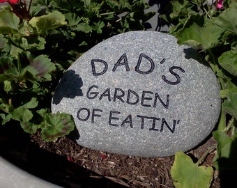 Engraved Garden Stone for Dad