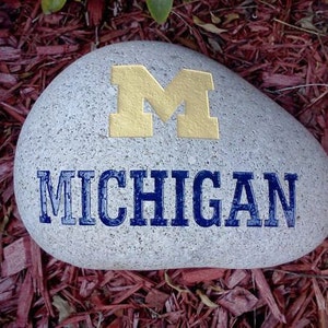 Large Engraved College Logo Stone