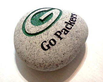 Green Bay Packers Engraved Stone