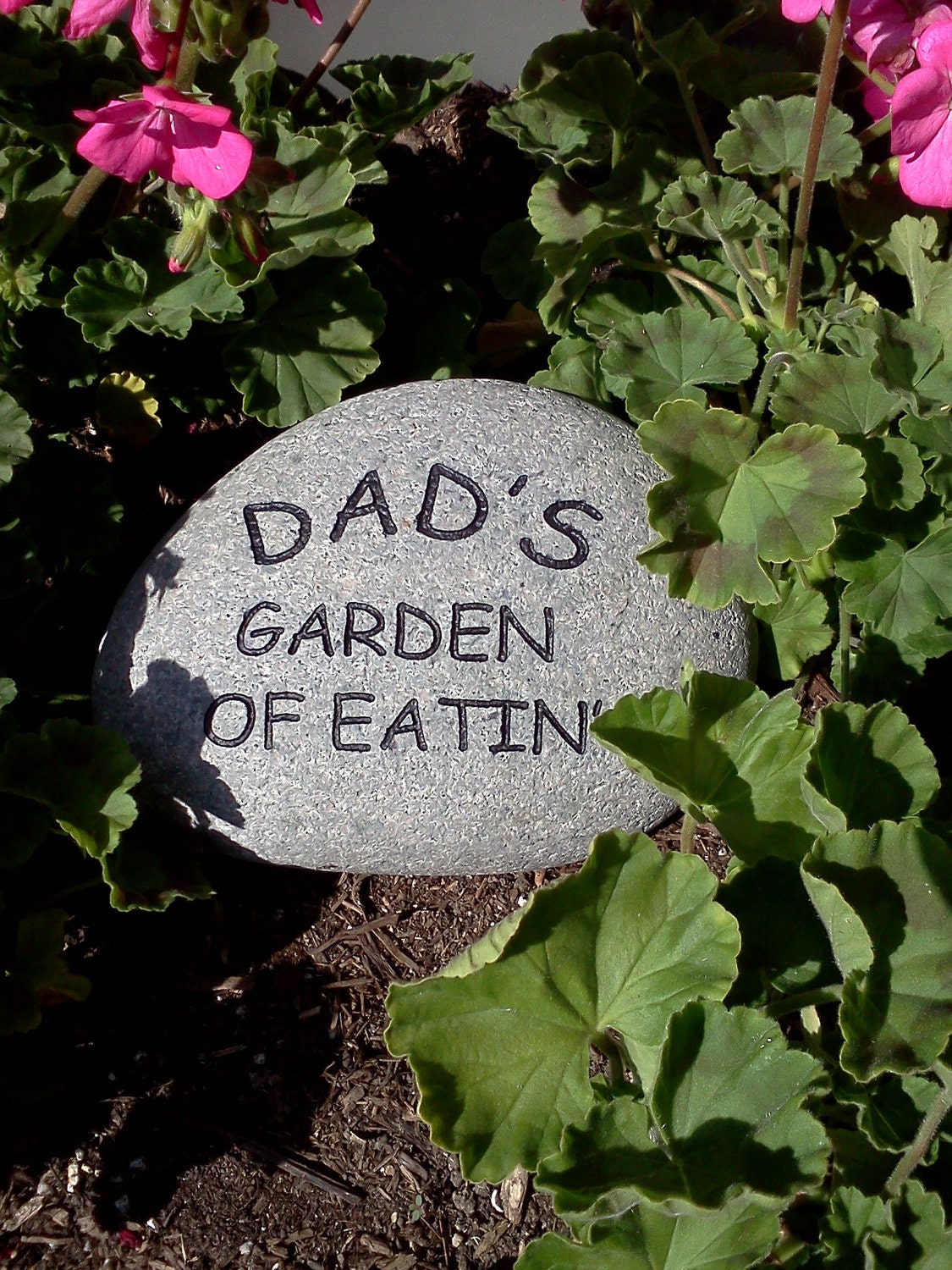 Engraved Garden Stone for Dad | Etsy