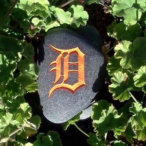 Garden Stone with Sports Team Logo
