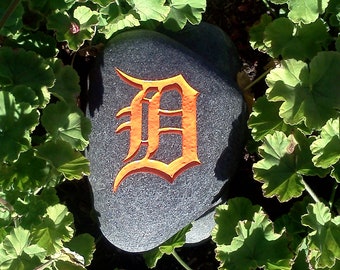 Garden Stone with Sports Team Logo