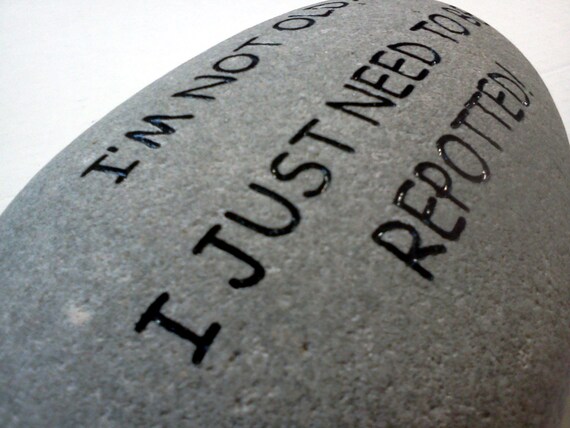 I'm Not Oldfun Engraved Garden Stone - Etsy Denmark