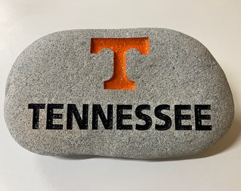 University of Tennessee engraved stone