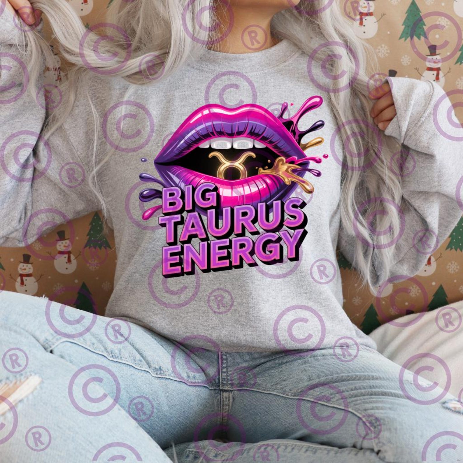 Big Taurus Energy PNG, Taurus Lips Design, Taurus Zodiac Graphic ...