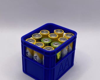 Stackable AA and AAA Battery Organizer Box – Battery Storage Box – Battery Organizer – Battery Holder – Home Storage