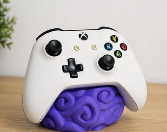 Purple Fruit Anime Controller Stand – Gamer Desk Organizer – Gaming Setup Decoration – Unique Gift – Controller Stand