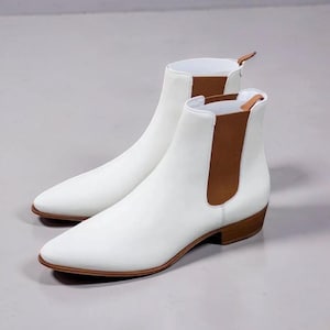 Mens Christian Louboutin Boots White - Etsy