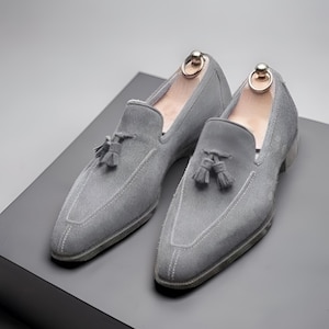 light grey men's dress shoes Men's Unoriginal main image 0