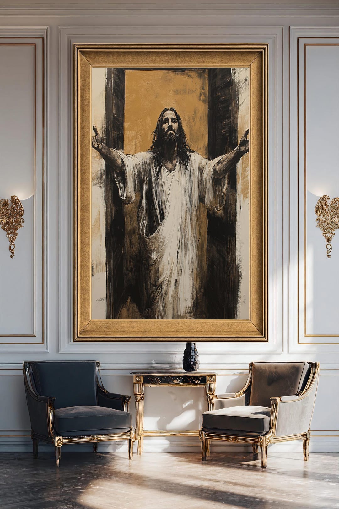 Jesus Christ Resurrection Canvas Wall Art Print, Christian Faith ...