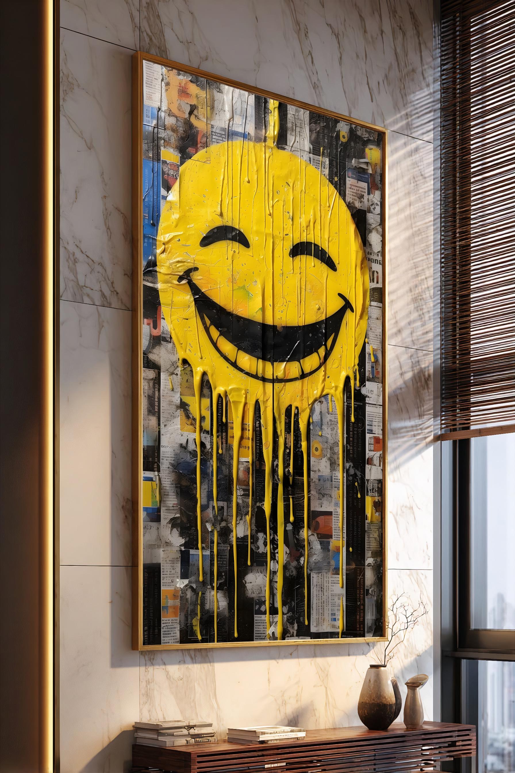 Smiley face graffiti - Etsy 日本