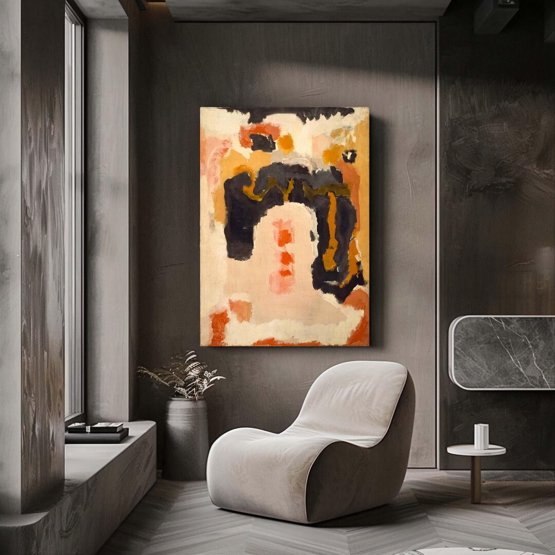 Mark Rothko Netural Mark Rothko Style, Modern Abstract Expressionist Canvas Wall Art Print ...
