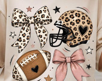 Football Png Football Gameday  Bow Touchdown Season Png Football Touchdown Png  Football  Mom Png