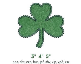 Shamrock Embroidery Design | St Patrick's Day Clover (PES DST JEF)