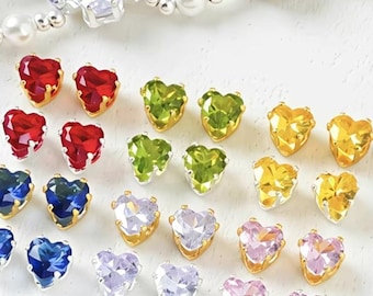 30stk Herzförmige Zirkonia Perlen DIY Zubehör Versilbert 5 MM