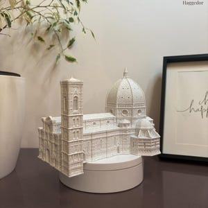 Florentiner Miniatur Miniatur – Architektonisches Sammlerstück – 3D – Monument – Home Decor Geschenk – Souvenir