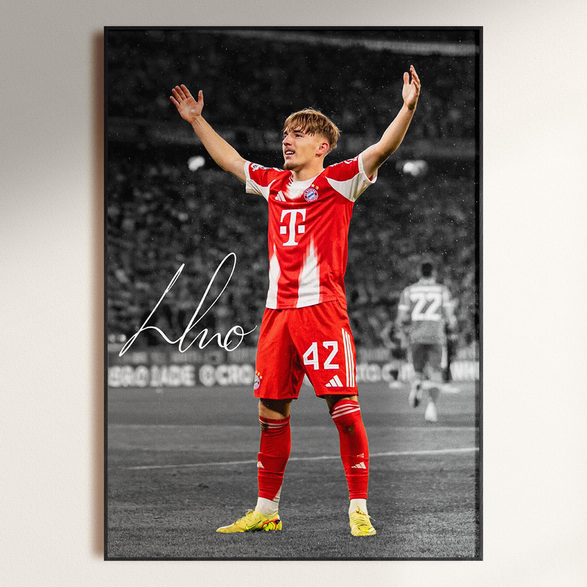 Bayern Munich Signed Poster Bundle, Harry Kane, Michael Olise