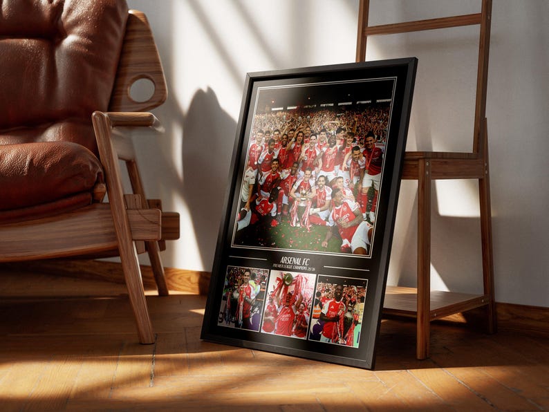 Arsenal 2026 Premier League Champions Poster, Arsenal Fan Gift ...