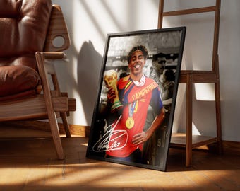 Lamine Yamal Poster, Signed Lamine Yamal Poster, 2026 World Cup