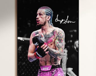 Sean O'Malley-poster gesigneerde MMA-poster, digitale download