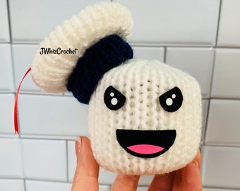 Marshmallow Ghost Face, Stay Puft Face, Felt Face For Stay Puft, Felt Face for Marshmallow Ghost