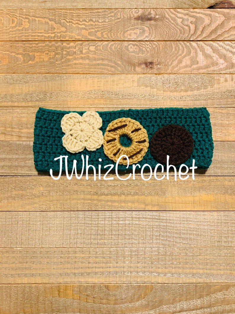 Crochet Girl Scout Cookie Headband Girl Scout Ear Warmer image 0
