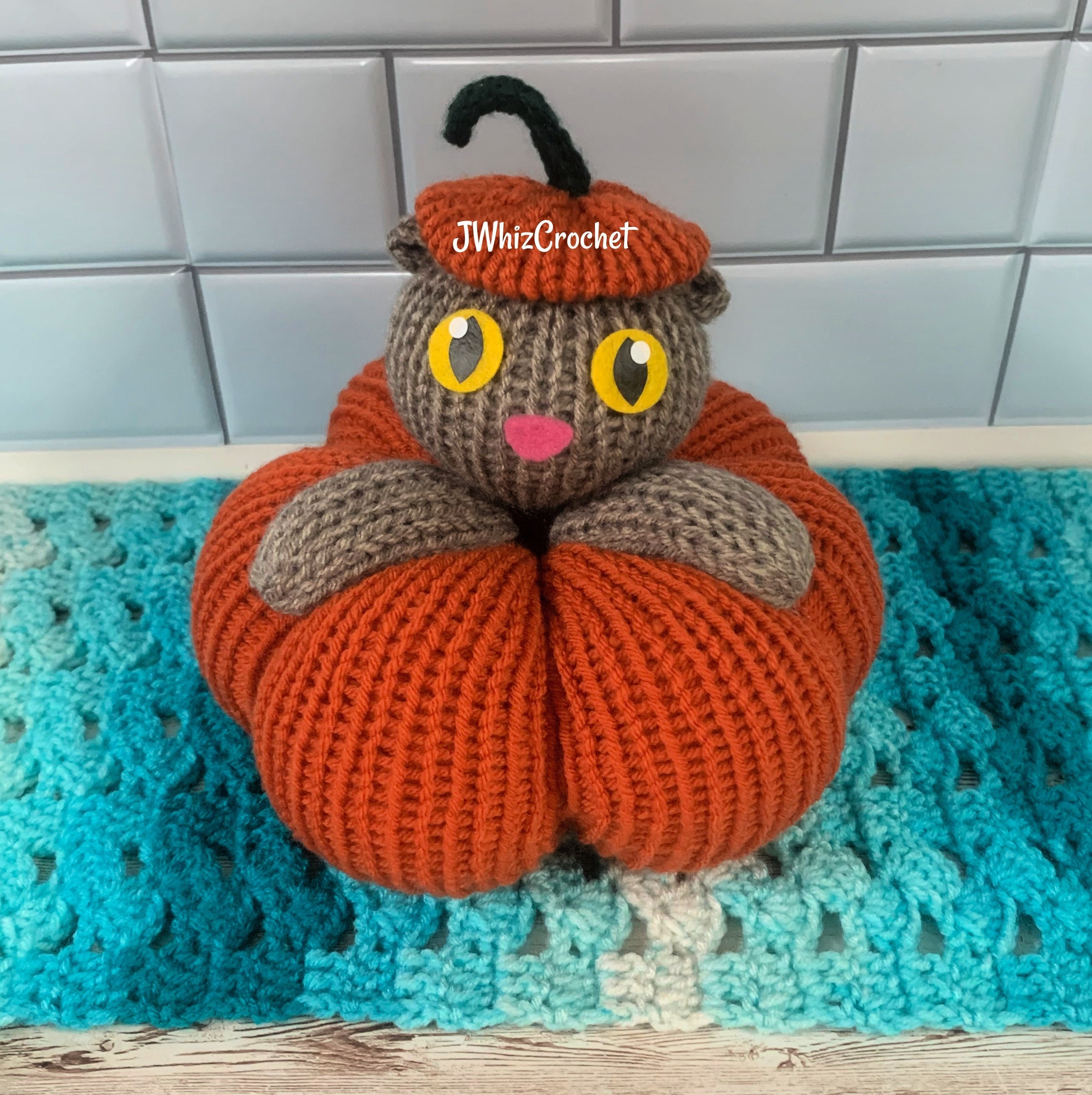 Knitting Machine Pumpkin Kitty Pattern, Knit Pumpkin Pattern, Knit Kitten  Pattern, Knit Cat, Halloween Home Decor, Fall Decor PDF Pattern 