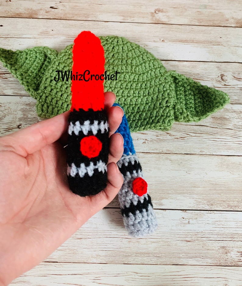 Crochet Lightsaber Baby Rattle Light Saber Baby Rattle The Etsy