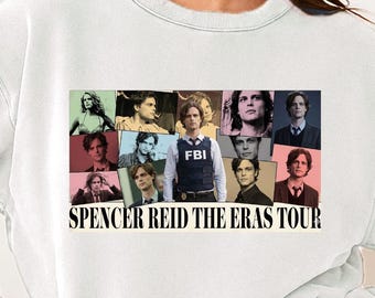 Spencer Reid Eras Tour Shirt, Criminal Minds Parody Tee, Matthew Gray Gubler Sweatshirt