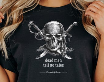 90年代ヴィンテージのパイレーツ・オブ・カリビアン コンフォートカラーTシャツ、パイレーツ・ライフ・フォー・ミー シャツ