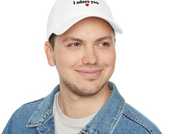 I adore you heart Cap | Low Profile Baseball Cap
