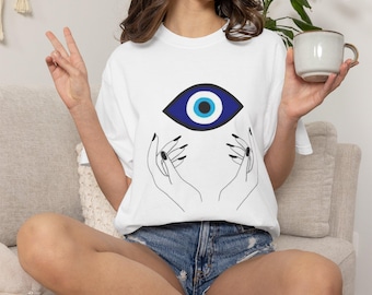 Buenas Vibras Evil Eye T-shirt | Nazar Protection Tee
