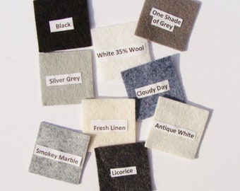 Wool Felt Blend 9x12LOVE BUG BLUE Single Sheet 35/% Merino Wool Blend from Woolhearts
