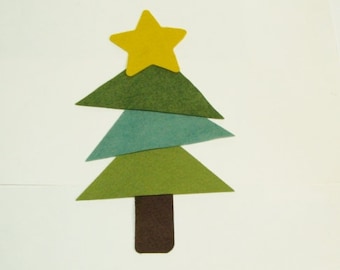 FELT x4 LARGE ANGELS Die Cuts Appliqués Christmas Tree Decorations Embellishment