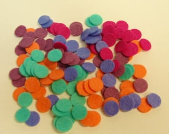 Wool Blend Felt Circle Collection Rainy Day