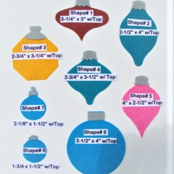 Ornament Die Cut Etsy